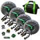 Rhino USA Lasso Straps; Basket Straps - Black - My Store