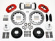 Wilwood Narrow Superlite 6R Front Hub Kit 12.88in Drilled Red 1970 - 1973 Mustang Disc Spindle - My Store