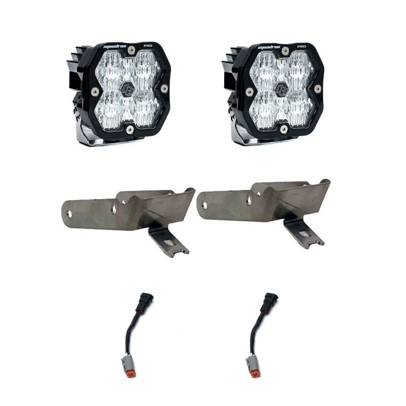 Baja Designs 99 - 10 Ford Super Duty Squadron 2.0 Pro Fog Pocket Kit - My Store