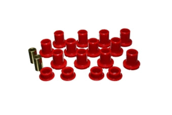 compare product Energy Suspension Polaris RZR XP 1000 Front Control Arm Bushings - Red