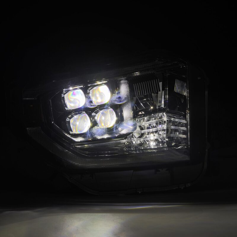 AlphaRex 14 - 21 Toyota Tundra NOVA - Series LED Proj Headlights Alpha - Blk w/Actv Light & Seq. Sig + DRL - My Store