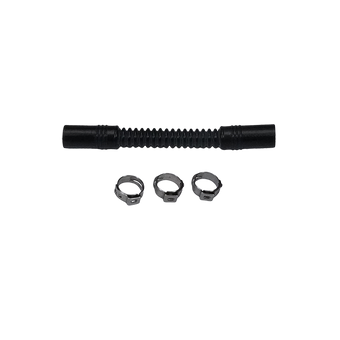 compare product DeatschWerks Convoluted Tubing 100mm Length x 8mm ID Side 1 x 8mm ID Side 2 - Black