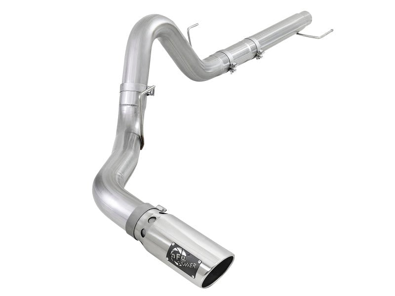 aFe Atlas 4in Aluminized Steel DPF - Back Exh 18 - 19 Ford F - 150 V6 - 3.0L (td) w/ Polished Tip - My Store