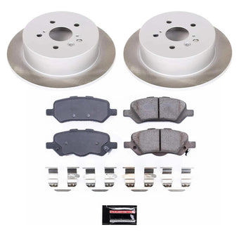 compare product Power Stop 09-16 Toyota Venza Rear Semi-Coated Rotor Kit