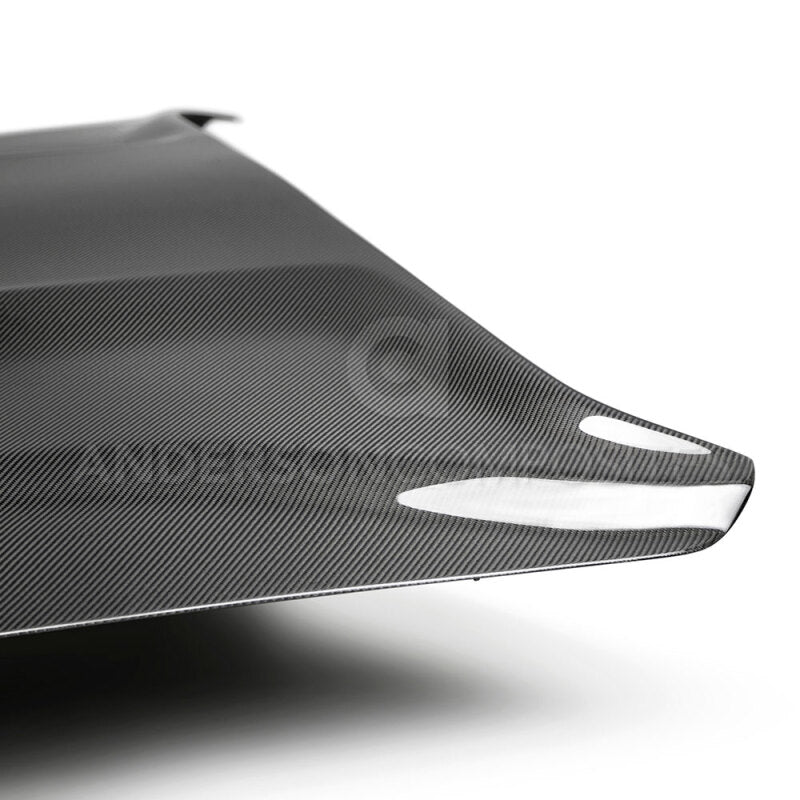 Anderson Composites 2018 Ford Mustang Type - GR Double Sided Carbon Fiber Hood - My Store