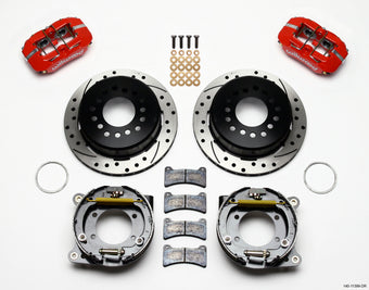 compare product Wilwood Dynapro Low-Profile 11.00in P-Brake Kit Drill-Red 93-97 Camaro/Firebird 2.75in Offset