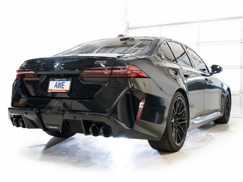 AWE Tuning BMW G90/G99 M5 Track Edition Cat - Back Exhaust - Diamond Black Tips - My Store