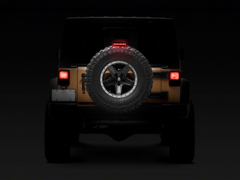 Raxiom 07 - 18 Jeep Wrangler JK Axial Series Hyper Flash LED Third Brake Light - Smoked - My Store