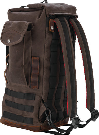 compare product Burly Brand Voyager Sissy Bar Backpack - Dark Oak