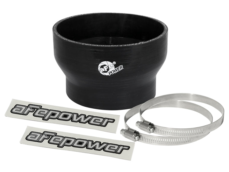 aFe Magnum FORCE Intake Coupling Kit (4 - 1/3 IN ID to 3 - 1/2 IN ID x 2 - 3/4 IN L) Straight Black - My Store