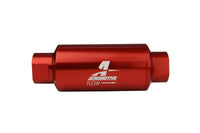 Aeromotive In - Line Filter - AN - 10 size - 40 Micron SS Element - Red Anodize Finish - My Store