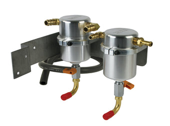 compare product Moroso 08-14 Subaru WRX Air/Oil Separator Catch Can - Billet Aluminum