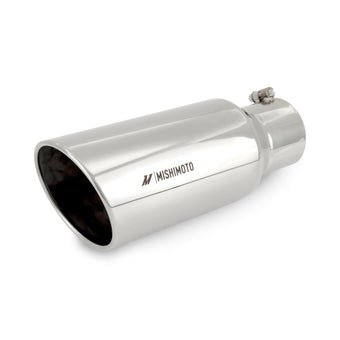 compare product Mishimoto Universal Steel Muffler Tip 4in Inlet 6in Outlet Polished