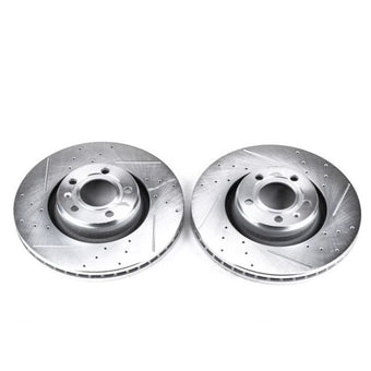 compare product Power Stop 05-11 Audi A6 Front Evolution Drilled & Slotted Rotors - Pair