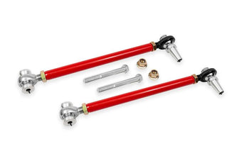 compare product BMR 16-24 Chevrolet Camaro Double Adj. Front Lower Control Arms w/ Rod Ends - Red