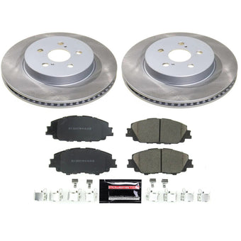 compare product Power Stop 20-22 Toyota Prius Prime Front Semi-Coated Rotor Kit