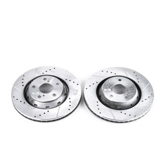 compare product Power Stop 09-16 Toyota Venza Front Evolution Drilled & Slotted Rotors - Pair