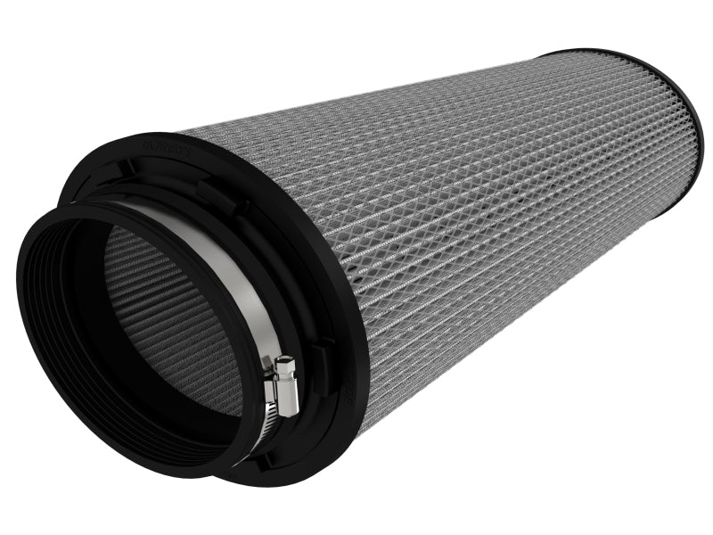 aFe Magnum FLOW Pro DRY S Air Filter (6.75x5)in F x (9.25x7.5)in B x (7.75x6)in T x 18in H - My Store
