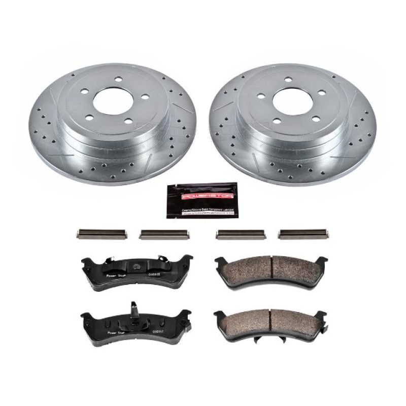 Power Stop 2003 Ford Explorer Sport Rear Z23 Evolution Sport Brake Kit - My Store