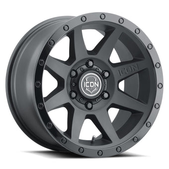 compare product ICON Rebound 18x9 6x5.5 25mm Offset 6in BS 95.1mm Bore Double Black Wheel