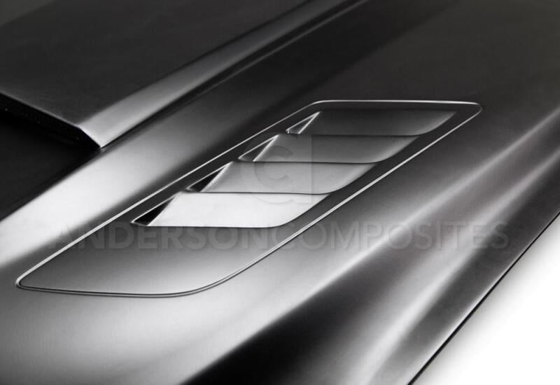 Anderson Composites 15 - 16 Ford Mustang (Excl. GT350/GT350R) Ram Air Fiberglass Hood - My Store