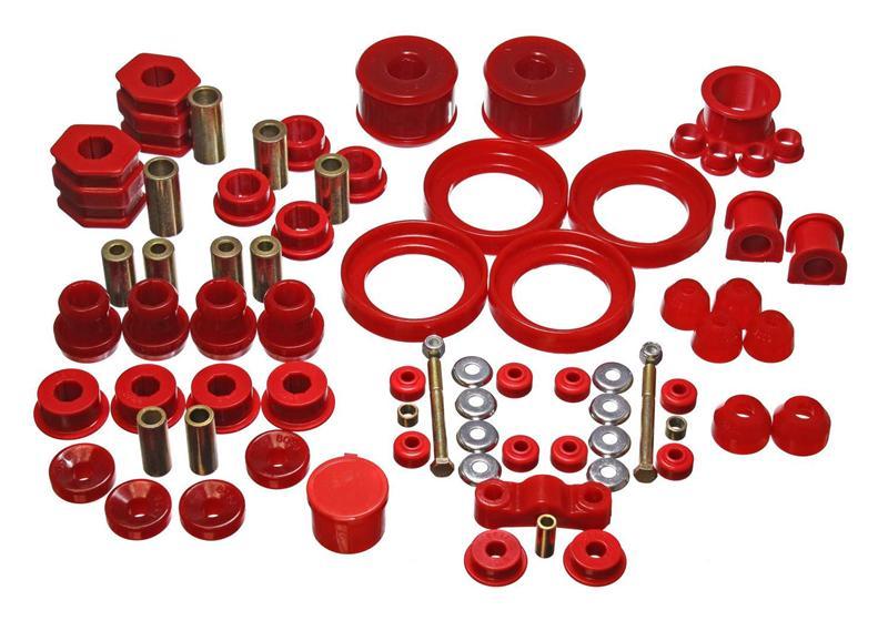 Energy Suspension 84 - 01 Jeep Cherokee/Wagoneer/Comanche Black Hyper - Flex Master Bushing Set - My Store