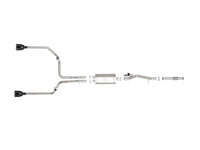 aFe Gemini XV 3in 304 SS Cat - Back Exhaust w/ Cutout 19 - 21 GM Silverado/Sierra 1500 V8 - w/ Black Tips - My Store