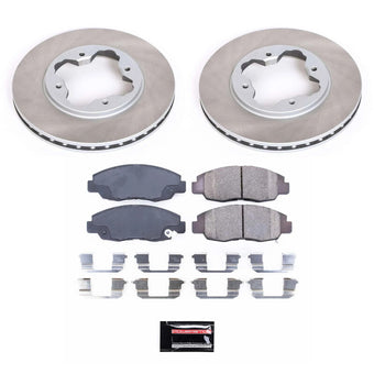 compare product Power Stop 90-97 Honda Accord Front Semi-Coated Rotor Kit