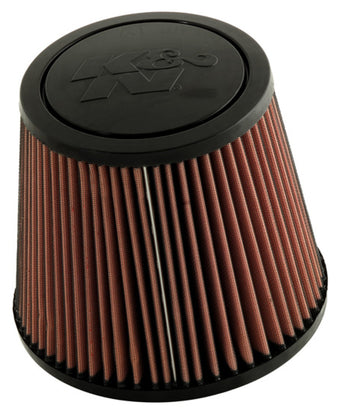 compare product K&N Universal Rubber Filter-Round Tprd 4.875in Flange ID x 9in Base OD x 6.625in Top OD x 7.938in H
