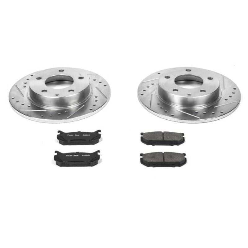 Power Stop 93 - 97 Ford Probe Rear Z23 Evolution Sport Brake Kit - My Store