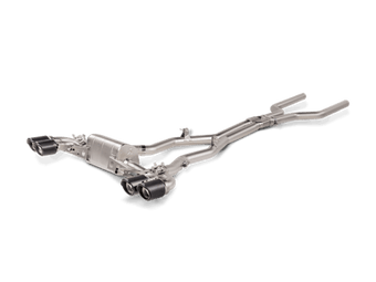 compare product Akrapovic 2021 BMW M8/M8 Competition (F93) Evolution Line Cat Back (Titanium) w/Carbon Tips