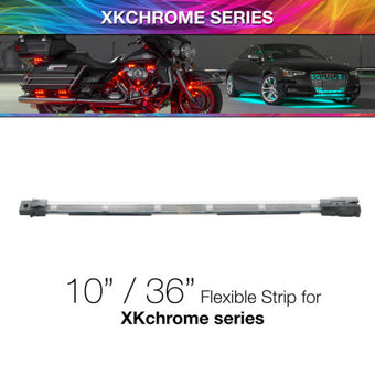compare product XK Glow 10in Multi Color Flexible Strip for XKchrome & 7 Color Series
