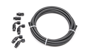 compare product Radium Engineering 8AN Universal PTFE Hose Kit - Black Carbon