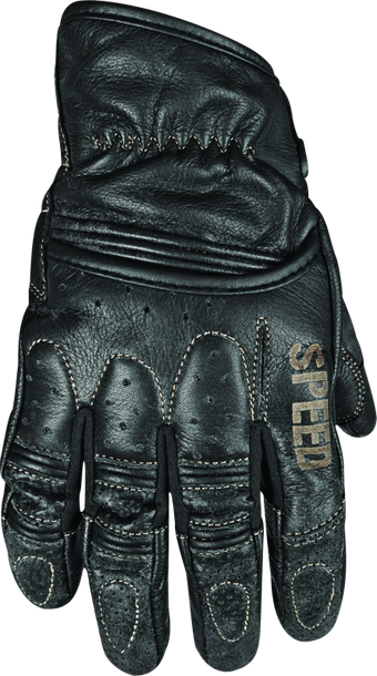 compare product Speed and Strength Rust and Redemption Leather Gloves Black - 2XL