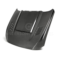 Anderson Composites 2018 - 2019 Ford Mustang Ram Air Double Sided Carbon Fiber Hood - My Store