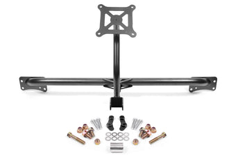 compare product BMR 2015-2019 Ford Mustang Bolt-On Parachute Mount - Black Hammertone