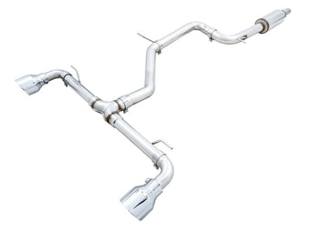 compare product AWE Tuning 2022 VW GTI MK8 Track Edition Exhaust - Chrome Silver Tips