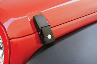 compare product Rampage 2007-2018 Jeep Wrangler(JK) Hood Catch Locking - Black