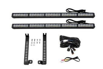 compare product Diode Dynamics 14-19 Toyota 4Runner SS30 Dual Stealth Lightbar Kit - White Driving