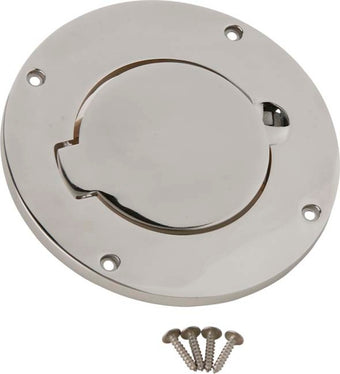 compare product Kentrol 97-06 Jeep Wrangler TJ Billet Style Gas Hatch - Polished Silver