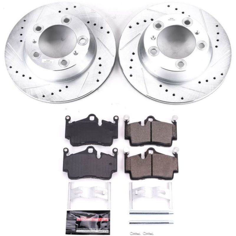 Power Stop 17 - 18 Porsche 718 Boxster Rear Z23 Evolution Sport Brake Kit - My Store
