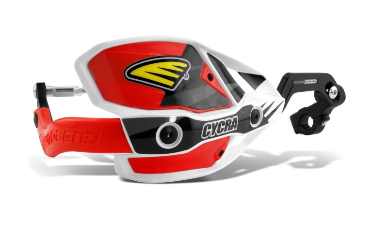 Cycra CRM Ultra 7/8 in. Clamp w/White Shields/Red Covers - My Store