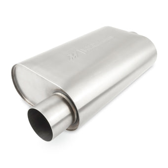 compare product Mishimoto Universal Muffler with 3.0in Offset Inlet/Outlet - Brushed