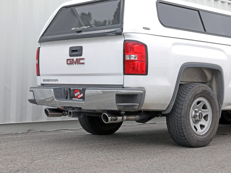 aFe Apollo GT Series Cat - Back Exhaust GM Trucks 09 - 18 V6 - 4.3L/V8 - 4.8/5.3L - Dual Rear Exit Polish Tips - My Store