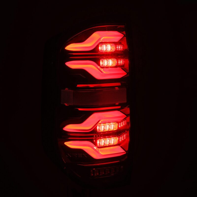 AlphaRex 14 - 21 Toyota Tundra LUXX LED Taillights Blk w/Activ Light/Seq Signal - My Store