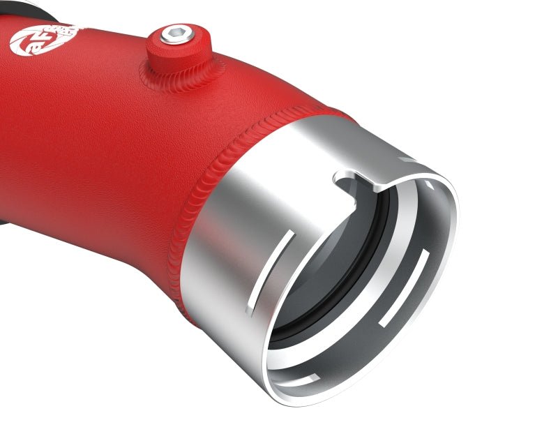 aFe 2024+ Toyota Tacoma BladeRunner 2.5in & 3in Aluminum Hot & Cold Charge Pipe Kit - Red - My Store