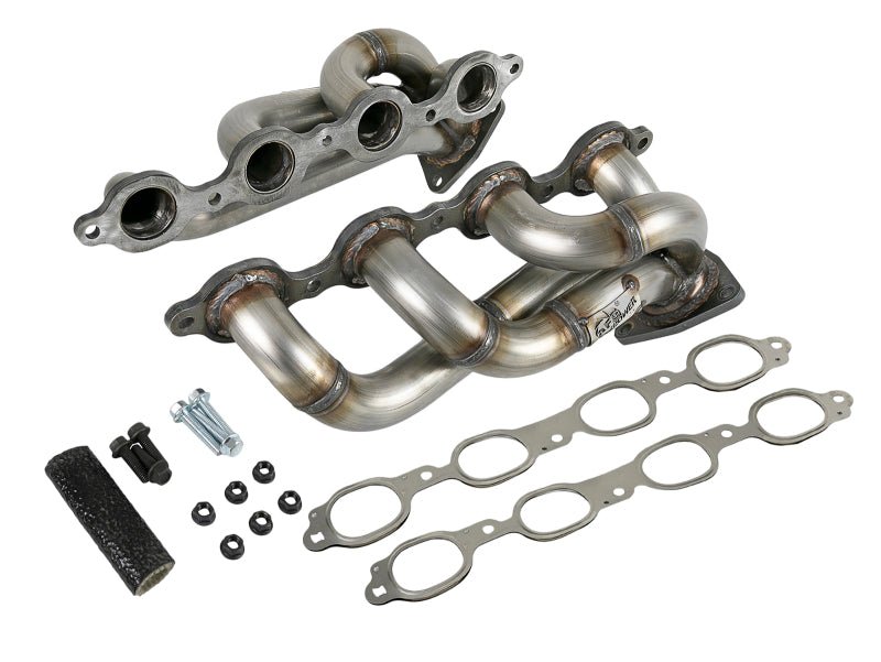 aFe Twisted Steel 1 - 3/4in 304SS Shorty Headers 2019 GM Silverado / Sierra 1500 V8 - 5.3L/6.2L - My Store