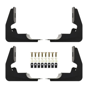 compare product Westin 2014-2018 Chevy Silverado 1500 Reg Cab Premier Oval Nerf Step Bar Mount Kit - Black