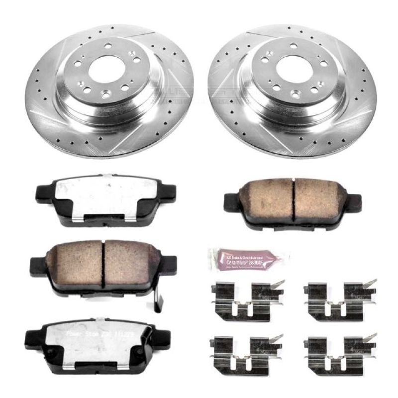 Power Stop 09 - 14 Acura TL Rear Z36 Truck & Tow Brake Kit - My Store