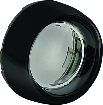 compare product Kuryakyn Deep Dish Bezel For Bullet Turn Signals Smoke Lens Gloss Black
